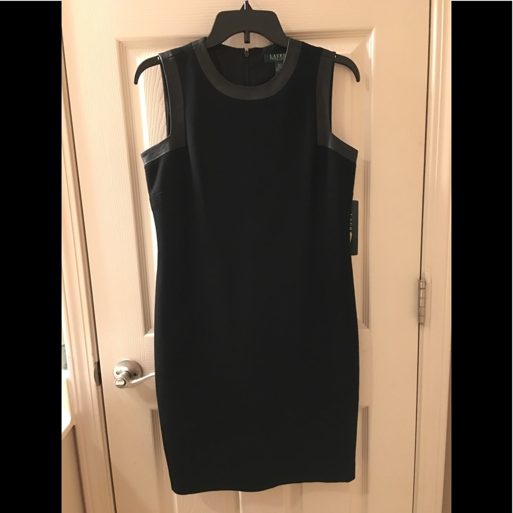 Ralph Lauren black dress,new with tag . Size 8P